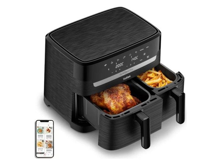 Аэрогриль (аэрофритюрница) Tefal Dual Fryer EY901810 - фото3