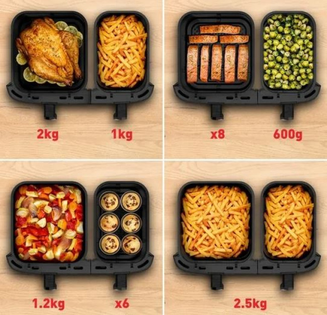 Аэрогриль (аэрофритюрница) Tefal Dual Easy Fry EY942AE0 - фото5