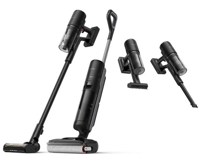 Пылесос Dreame H12 Dual FlexReach Wet and Dry Vacuum HHV31A (евровилка, черный)