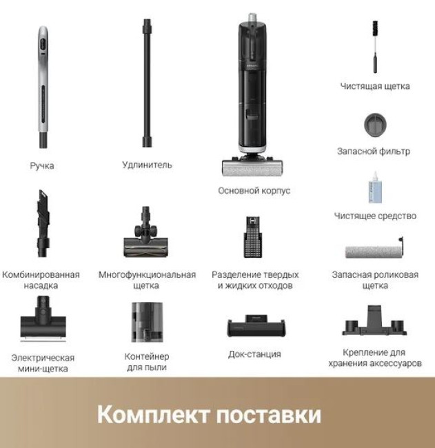 Пылесос Dreame H14 Dual Wet and Dry Vacuum (международная версия) - фото7