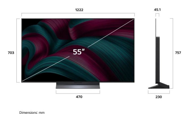 OLED телевизор LG OLED evo AI C5 OLED55C51LA - фото4