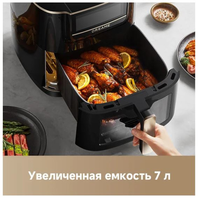 Аэрогриль (аэрофритюрница) Dreame Air Fryer AF30 (черный) - фото6