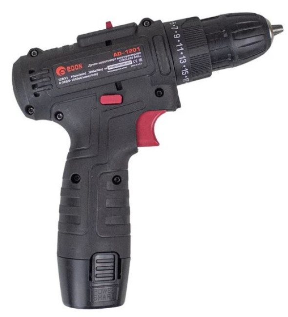 Дрель-шуруповерт Edon AD-1201 (с 1-им АКБ) - фото4