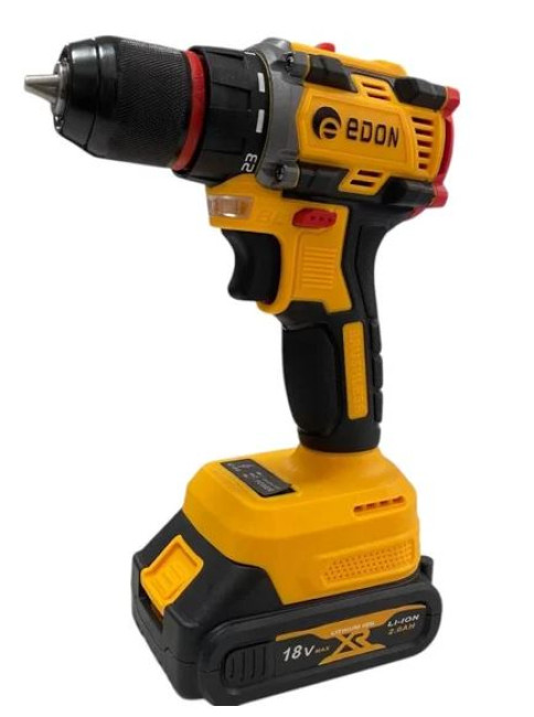 Дрель-шуруповерт Edon Pro AD-18BL (с 2-мя АКБ, кейс)