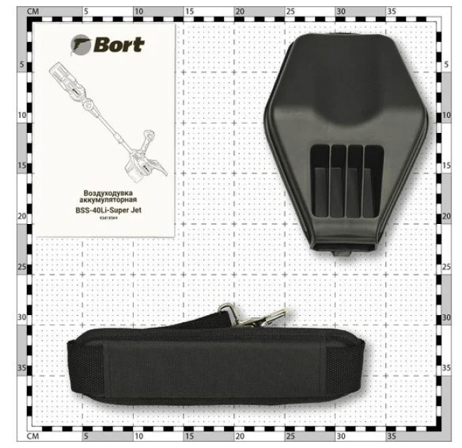 Ручная воздуходувка Bort BSS-40Li SuperJet 93418569 (без АКБ) - фото8