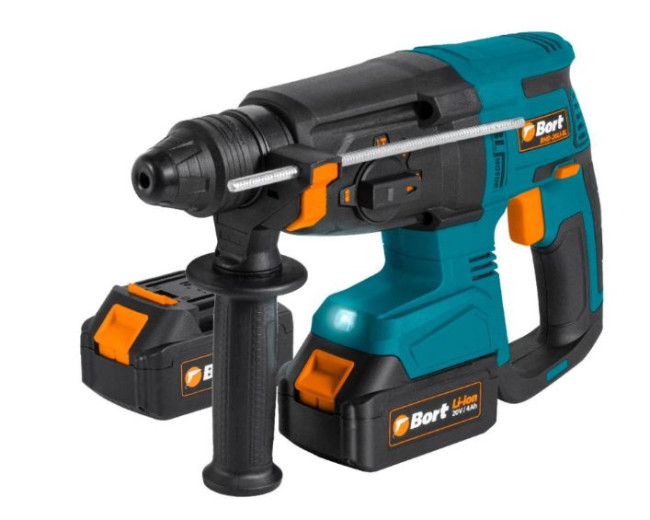 Перфоратор Bort BHD-20LI-BL (с 2-мя АКБ, кейс)