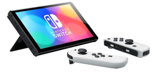 Игровая приставка Nintendo Switch OLED (белый) - фото3