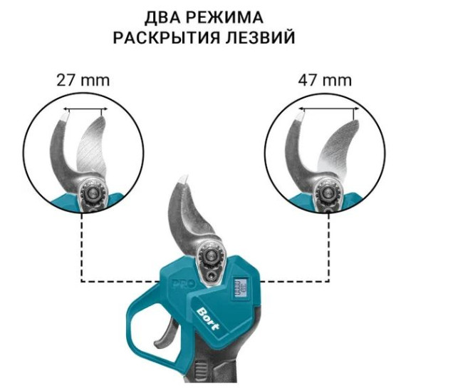 Секатор Bort BGS-21Li-Pro (с 1-им АКБ) - фото6