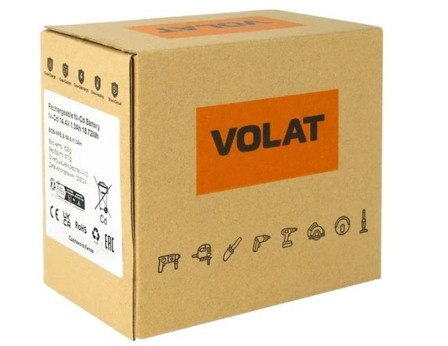 Аккумулятор VOLAT VT-BOS-VPE-2-14.4V1.3AH (14.4В/1.3 Ah) - фото4