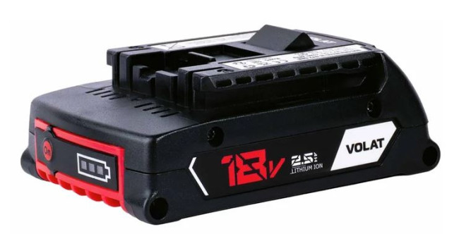 Аккумулятор VOLAT BOS-GBA18V40 (18В/2.5 Ah) - фото3