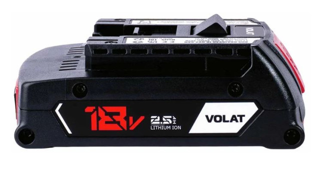 Аккумулятор VOLAT BOS-GBA18V40 (18В/2.5 Ah)