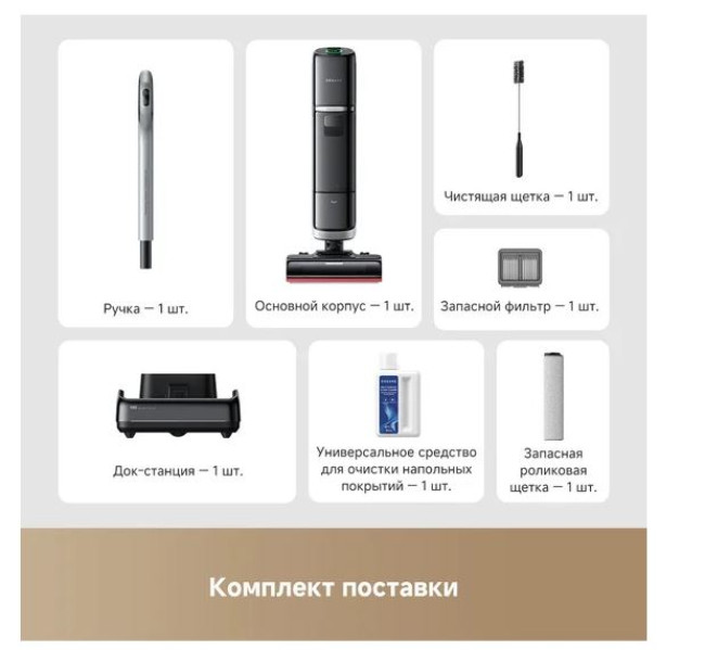 Вертикальный моющий пылесос Dreame H15 Pro Heat wet and dry Vacuum Cleaner (евровилка) - фото6