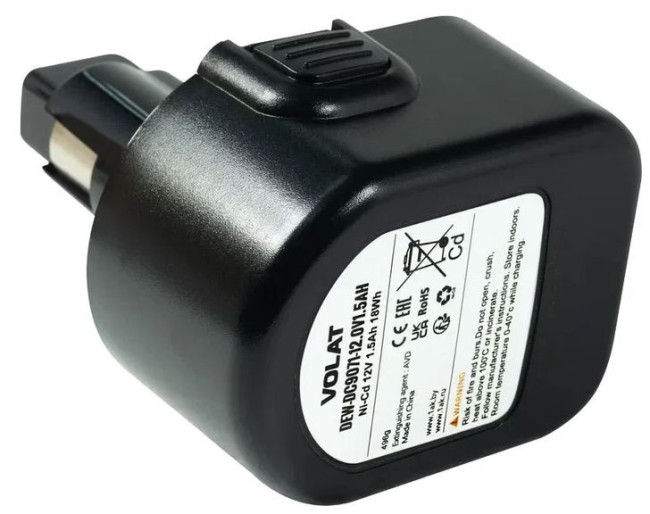 Аккумулятор VOLAT VT-DEW-DC9071-12.0V1.5AH (12В/1.5 Ah) - фото2
