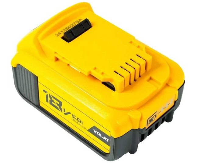 Аккумулятор VOLAT VT-DEW-DCB184-18.0V5.0AH (18В/5 Ah) - фото3