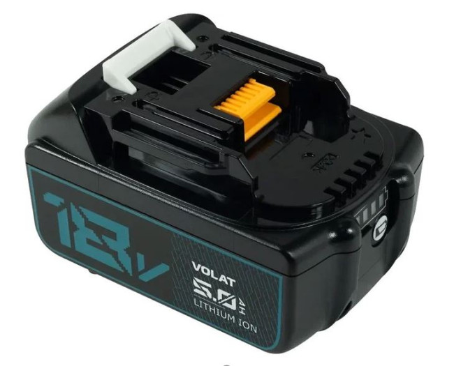 Аккумулятор VOLAT VT-MAK-BL1850LED-5 (18В/5 Ah)