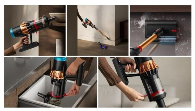 Пылесос Dyson V16 Piston Animal Submarine 492969-01 (матовый черный/медный) - фото3