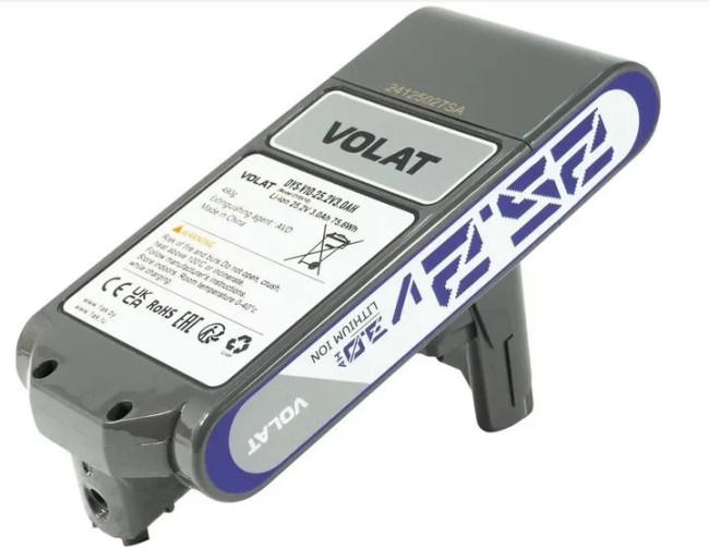 Аккумулятор VOLAT для пылесоса Dyson DYS-V10 (25.2В/3 Ah) - фото2