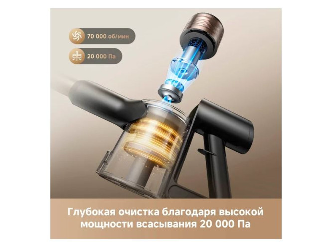 Пылесос Dreame R10s Lite Cordless Vacuum Cleaner VRV80A (черный, с евровилкой) - фото4