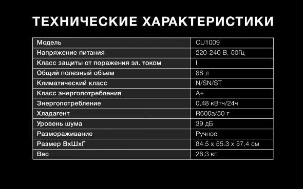 Морозильник Hyundai CU1009 - фото6