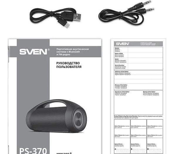 Беспроводная колонка SVEN PS-370 - фото7