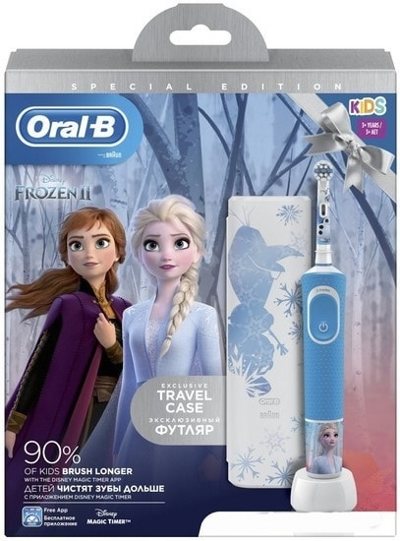 Электрическая зубная щетка Oral-B Kids Frozen D100.413.2KX - фото3