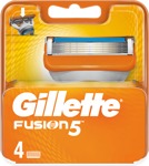 Сменные кассеты для бритья Gillette Fusion5 (4 шт) - фото