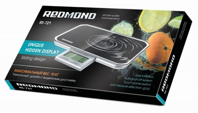 Весы кухонные Redmond RS-721 черный - фото3