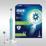 Электрическая зубная щетка Oral-B Pro 570 Cross Action (D16.524U) - фото
