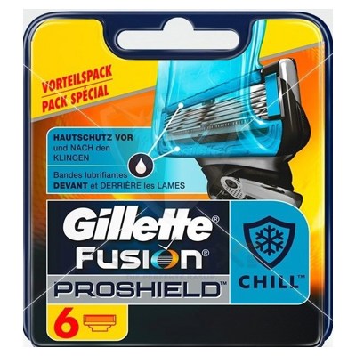 Сменные кассеты для бритья Gillette Fusion ProShield Chill 6 шт.