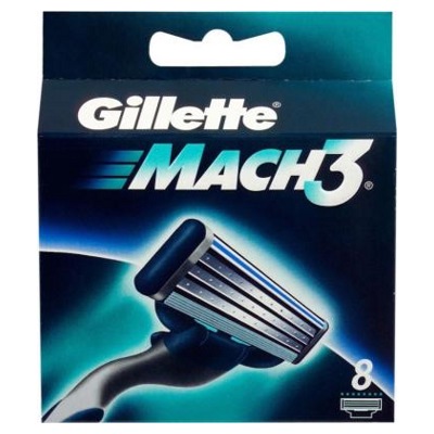 Сменные кассеты для бритья Gillette Mach3 8 шт. - фото2