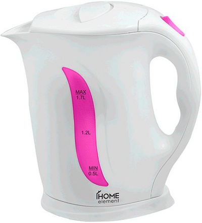 Чайник электрический Home Element HE-KT-103 белый с розовым