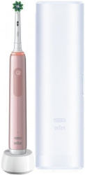 Электрическая зубная щетка Braun Oral-B Pro 3 3500 D505.513.3 CrossAction Розовый - фото