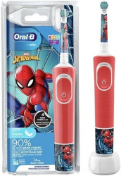 Электрическая зубная щетка Braun Oral-B Kids Spiderman (D100.413.2K) - фото