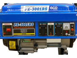 Генератор бензиновый ECO PE-3001RS (2.5 кВт, 230 В, бак 15.0 л, вес 36.5 кг) - фото2