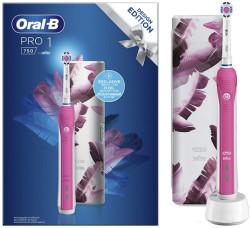 Электрическая зубная щетка Oral-B Pro 1 750 Design Edition D16.513.1UX (розовый) - фото