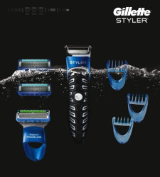 Триммер для бороды и усов Gillette Styler Fusion ProGlide (без подставки, картонная упаковка) - фото2
