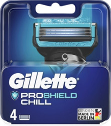 Сменные кассеты для бритья Gillette Fusion5 Proshield Chill (4 шт) - фото