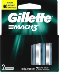 Сменные кассеты для бритья Gillette Mach3 2 шт. - фото