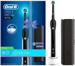 Электрическая зубная щетка Oral-B Pro 1 750 Cross Action D16.513.1UX Black Edition - фото