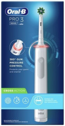 Электрическая зубная щетка Oral-B Pro 3 3000 Cross Action D505.513.3 (белый) - фото