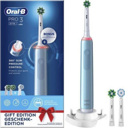 Электрическая зубная щетка Oral-B Pro 3 3770 D505.534.3 (голубой) 8006540760000 - фото2