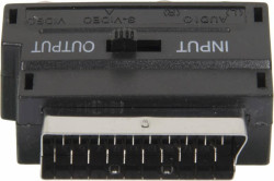 Адаптер аудио-видео Ningbo SCART (m)/3хRCA (f)/S-VIDEO (f) черный (JSP005) - фото2