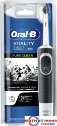 Электрическая зубная щетка Oral-B Vitality 100 PureClean D100.413.1 (черный/белый) 4210201391630 - фото2