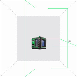 Лазерный нивелир ADA Instruments Cube 3D Green Professional Edition A00545 - фото2