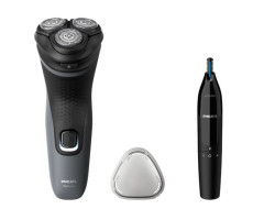 Электробритва Philips S1142/02 + триммер для носа - фото