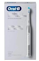 Электрическая зубная щетка Oral-B Pulsonic Slim Luxe 4000 (серебристый) - фото