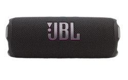Беспроводная колонка JBL Flip 7 (черный/голубой/оранжевый) - фото
