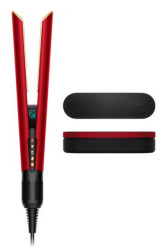 Выпрямитель Dyson Airstrait (с переходником на евровилку, красный бархат/золотой) - фото