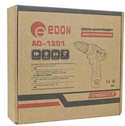 Дрель-шуруповерт Edon AD-1201 (с 1-им АКБ) - фото2