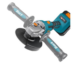 Угловая шлифмашина Bort BWS-21LI (с 2-мя АКБ, кейс) - фото2